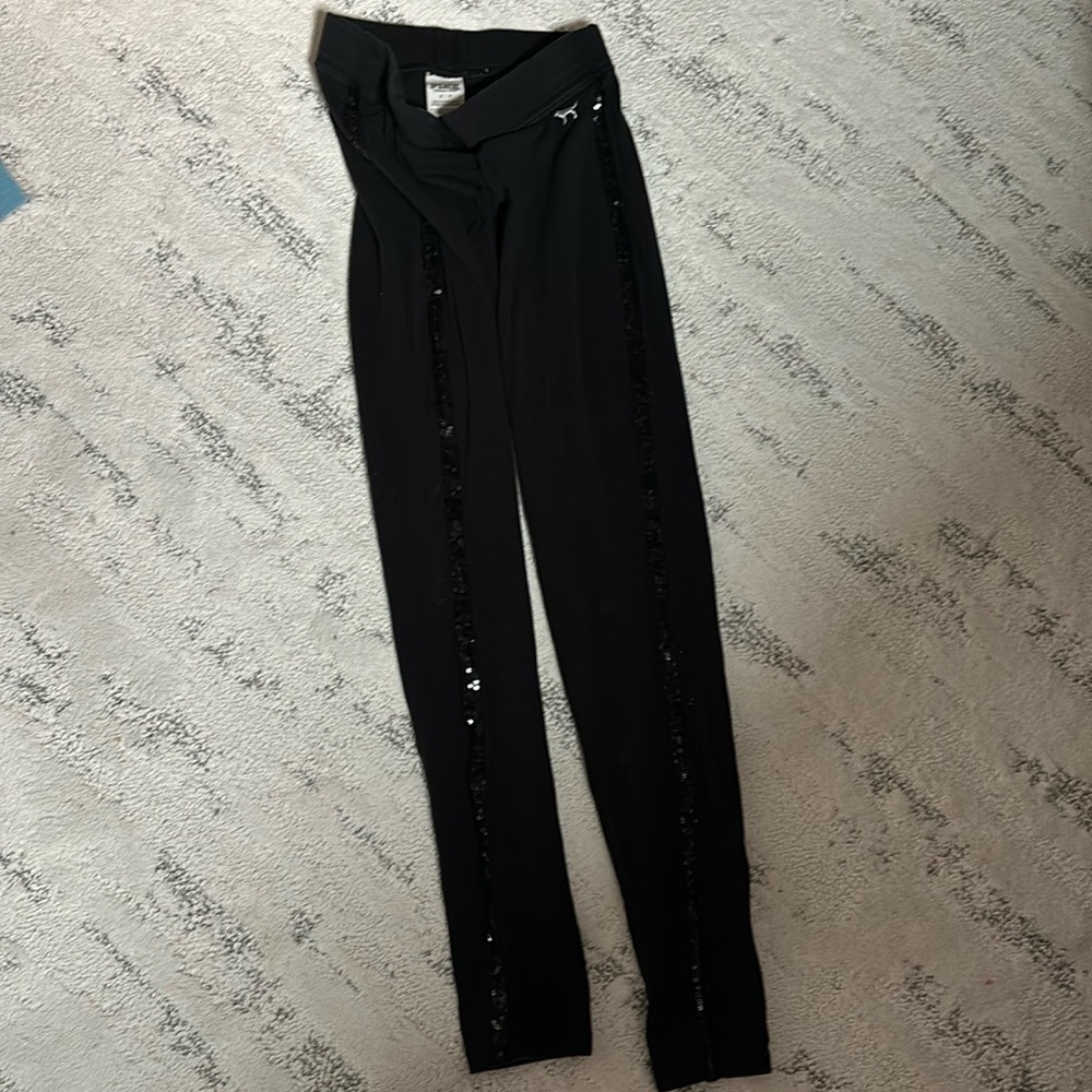 Victoria’s Secret Pink Leggings with Rhinestones Size Small